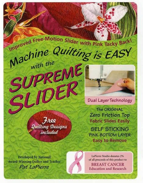 Supreme Slider - Purple Daisies Quilting
