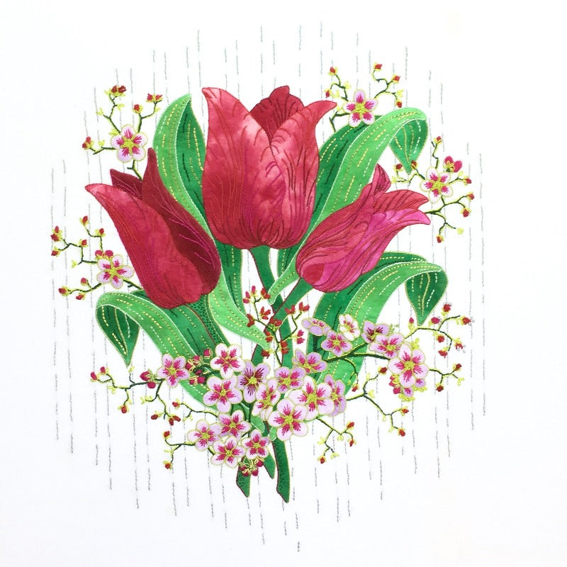 Red Tulips - Applique Pattern