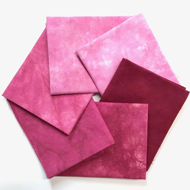 Red Wine - Textured Hand Dyed Precuts