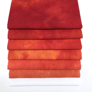 Deep Orange - Hand Dyed Fabric Precuts