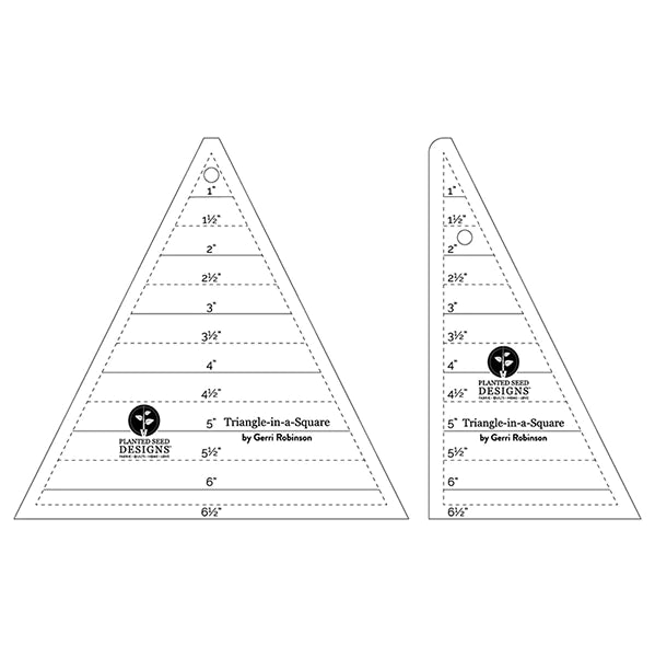 Triangle in a Square Ruler