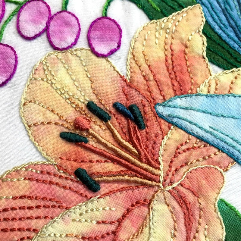 Teal Lilies - Bloom Thread Collection