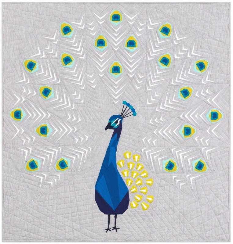 The Peacock Abstractions Quilt Pattern