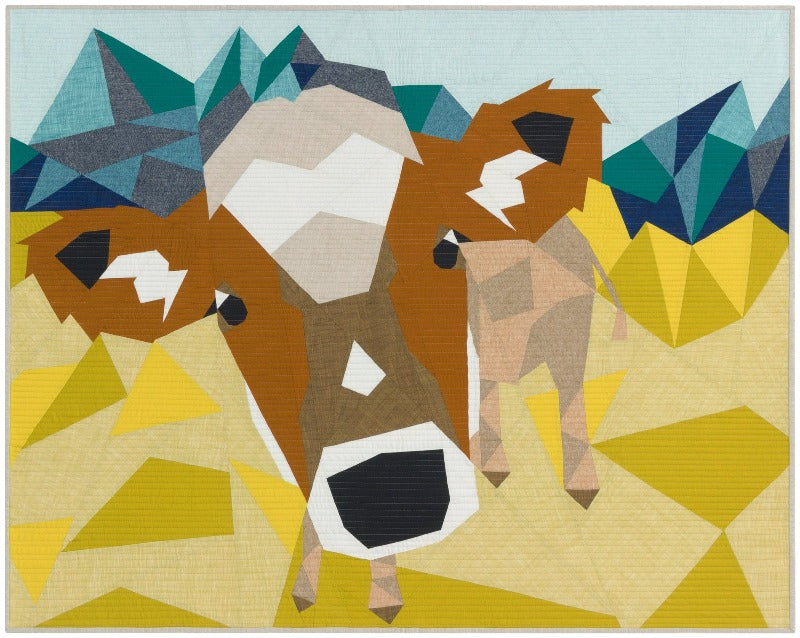 The Cow Abstractions Quilt Pattern
