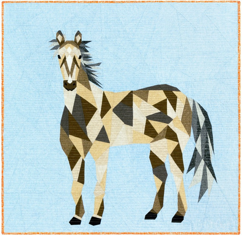 The Unicorn + Horse Abstractions Quilt Pattern