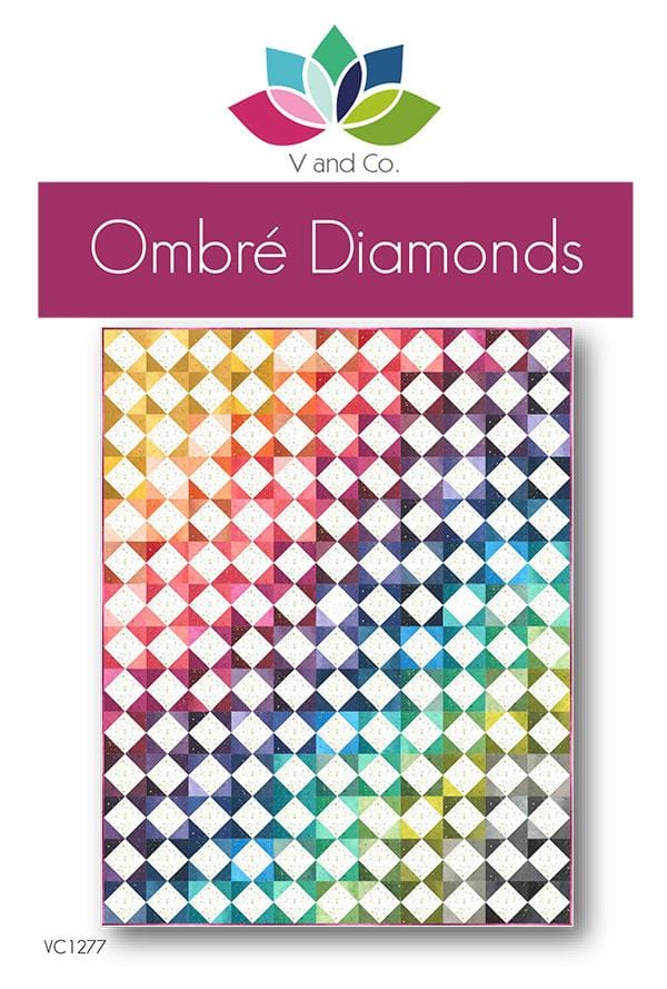 Ombre Diamonds - by V & Co. - Pattern/Kit