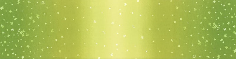 Lime Green - Ombre Bloom - Half Yard - 10870-18