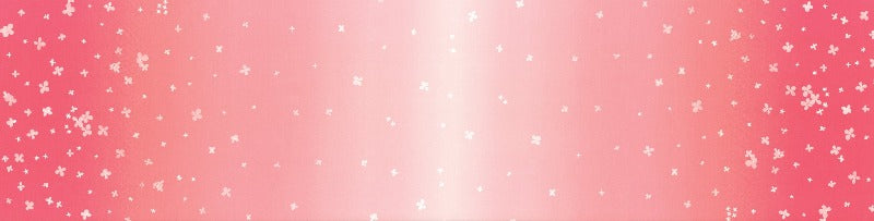 Popsicle Pink - Ombre Bloom - Half Yard - 10870-226